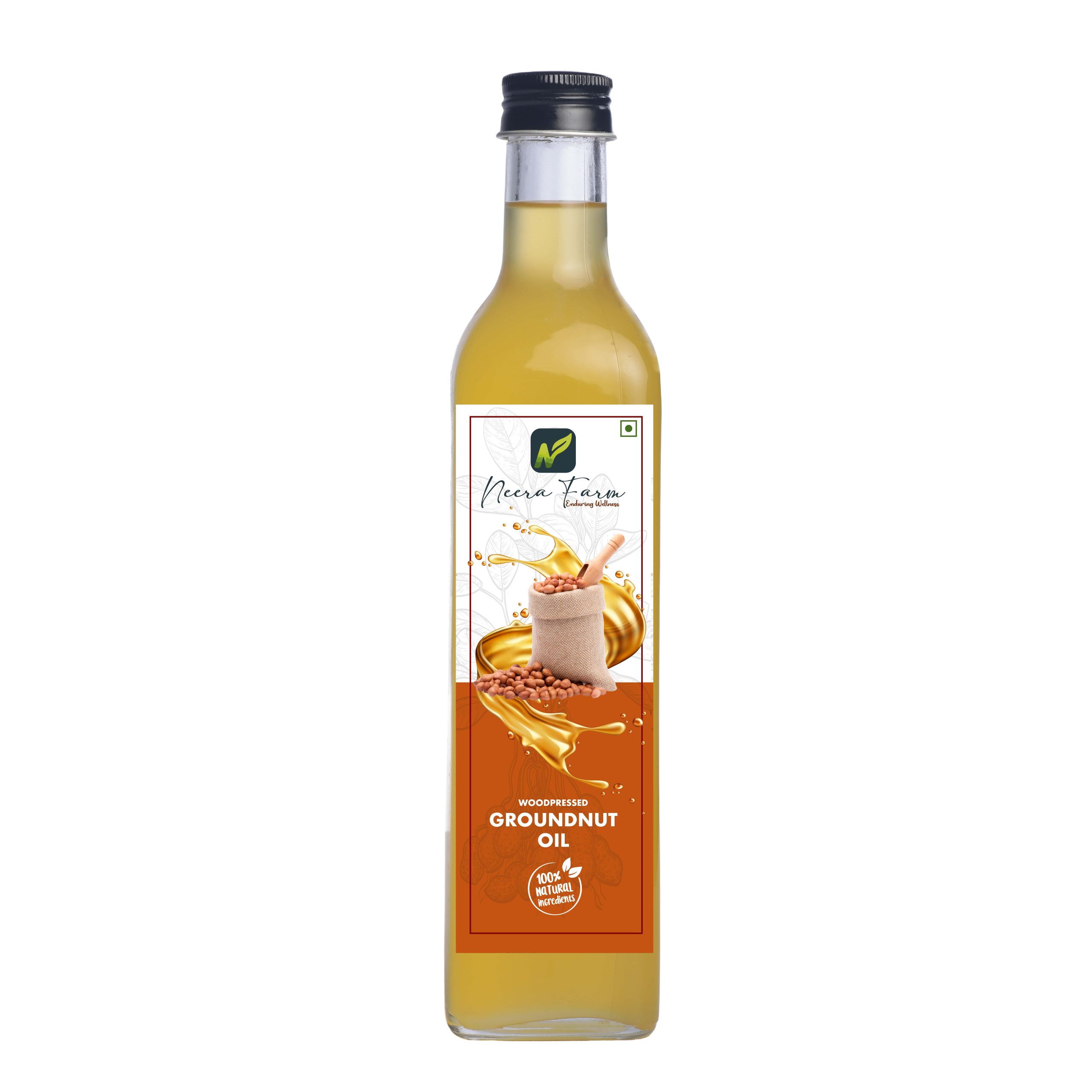 Wood Pressed Groundnut Oil