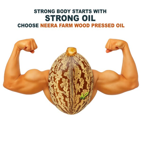 Authentic Wood Pressed Castor Oil (Glass Bottle) – 100% Pure Cold Pressed | Neera Farm